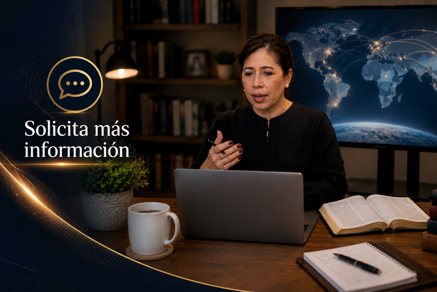 más información